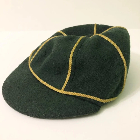 Vintage 60s Wolf Cub Scouts Cap Kids  Boy Scout Stains No Size - Picture 2 of 14